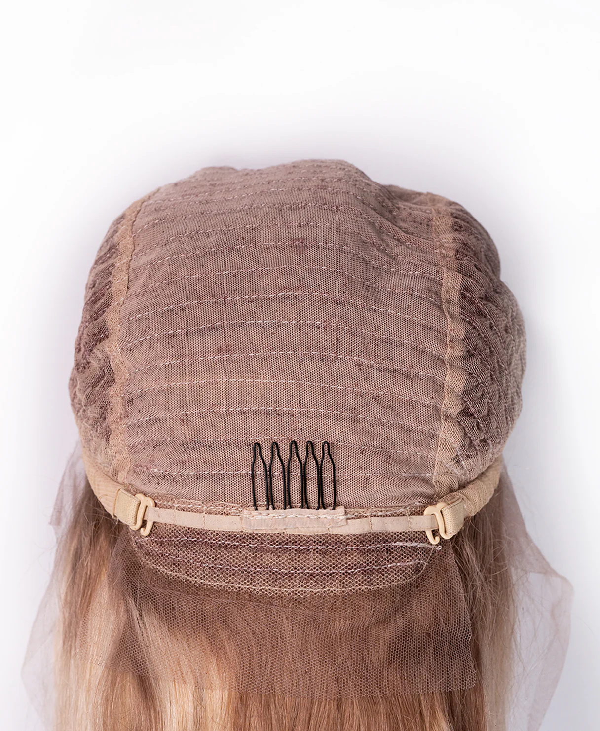 lace front human wig - 14" rooted blonde with highlights. - Image 8