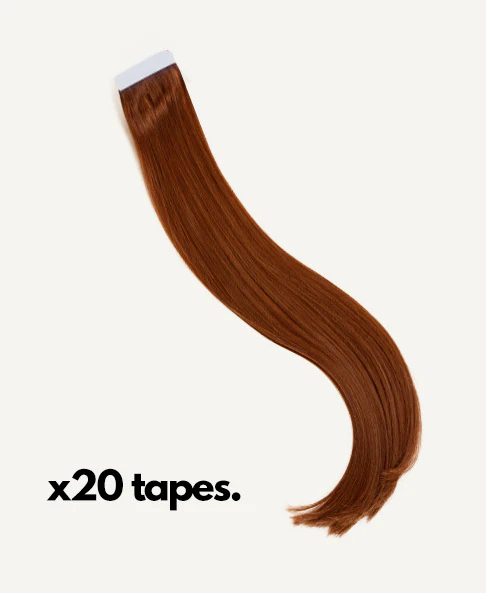 tape-in hair extensions pumpkin spice. - Image 3