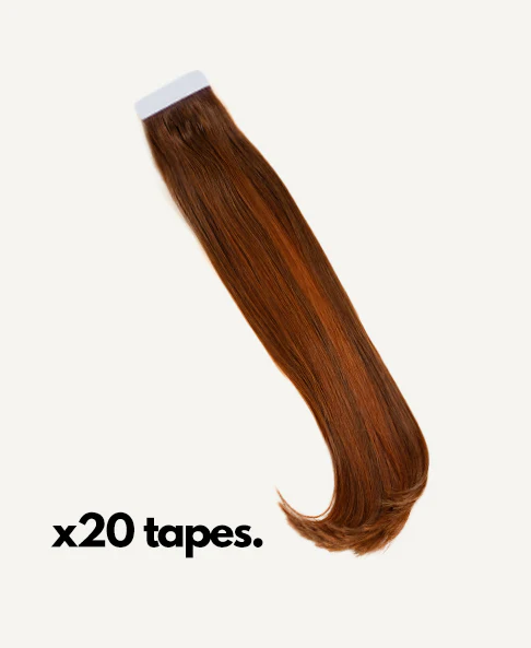 tape-in extensions chestnut balayage. - Image 3