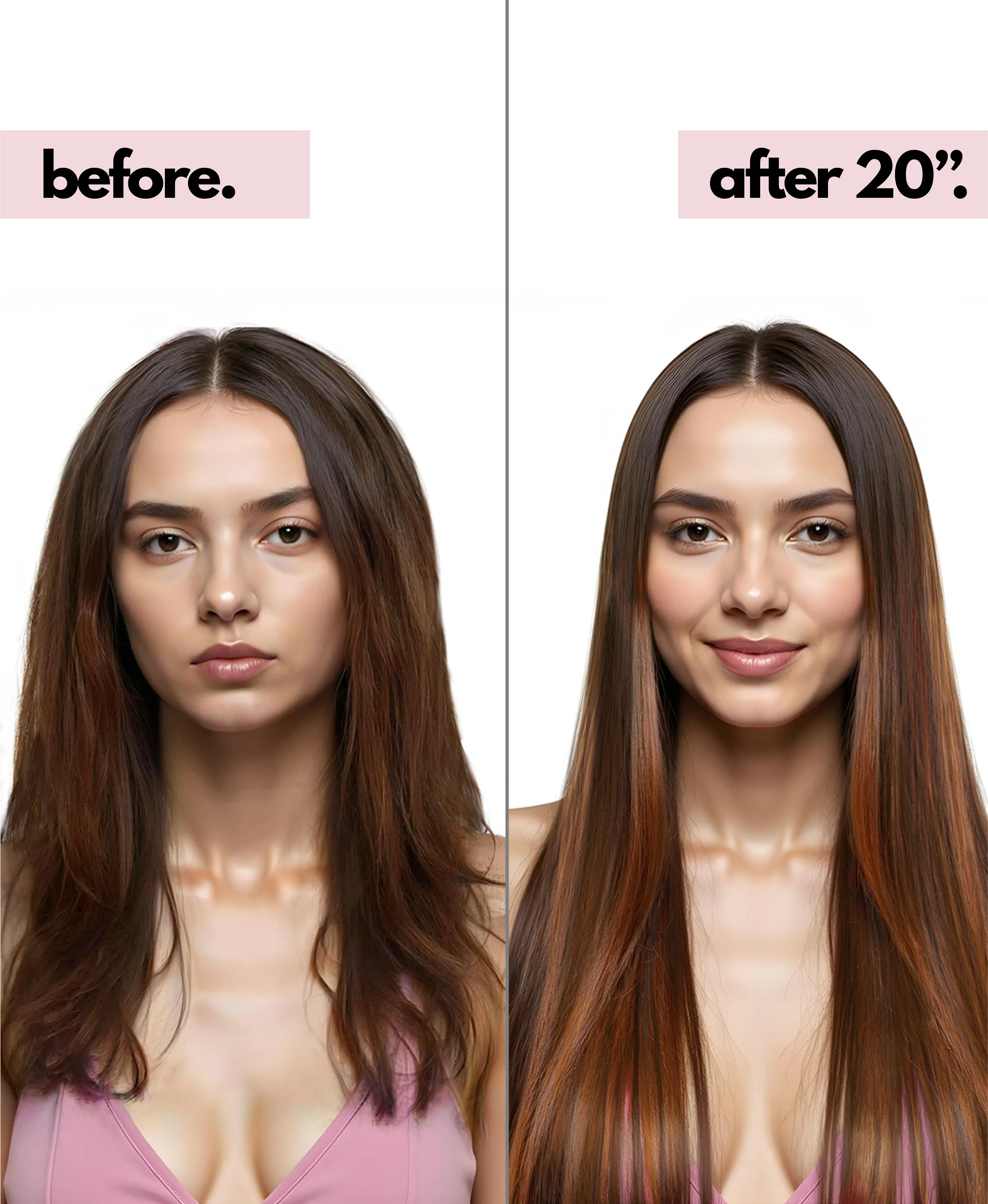 tape-in extensions chestnut balayage. - Image 4