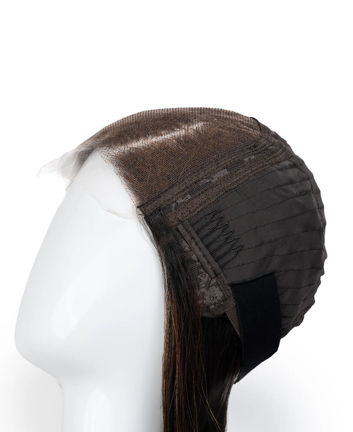 4x4 bob human wig - 10" brown highlights. - Image 10