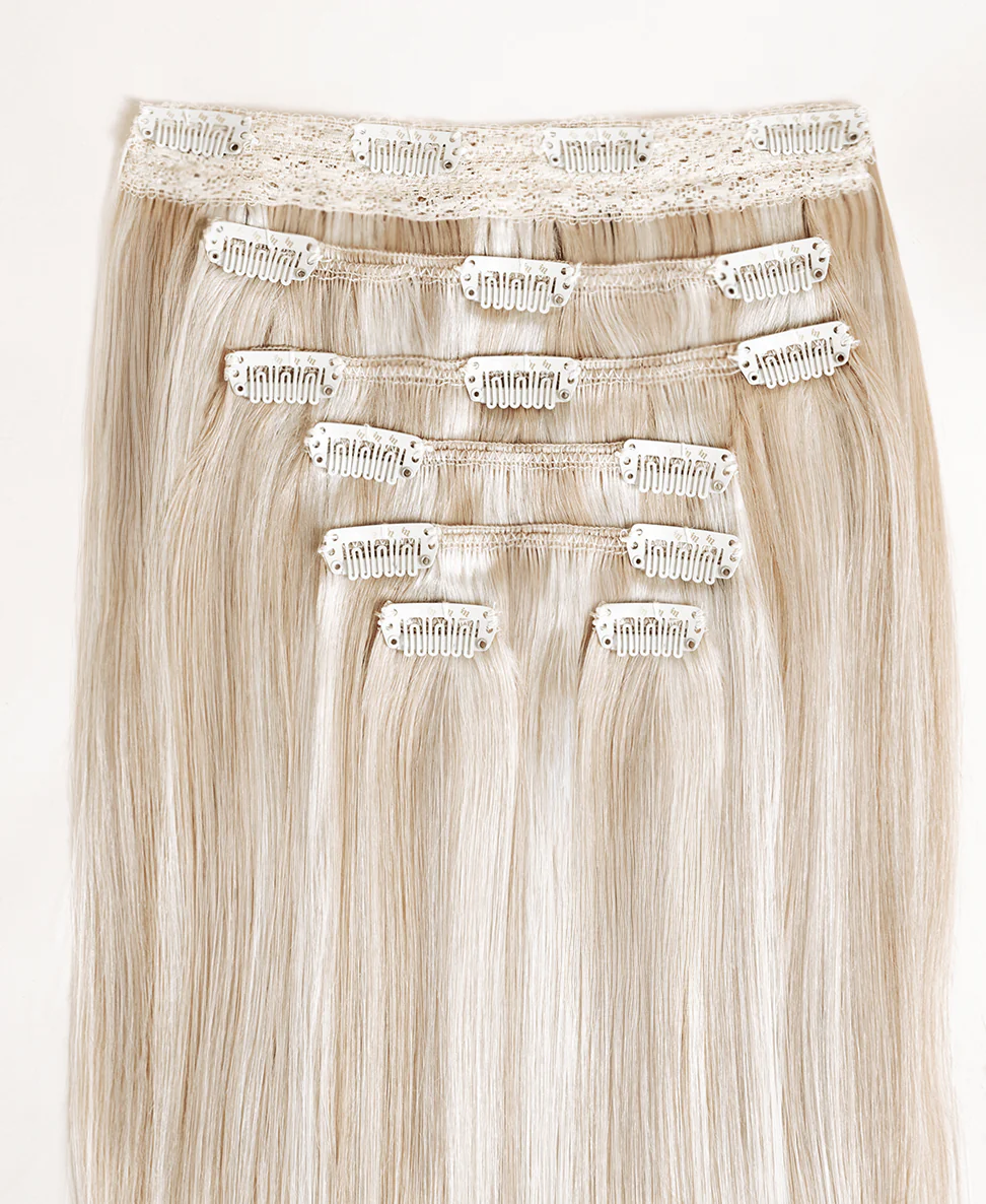 clip-in hair extensions scandinavian highlights. - Image 3