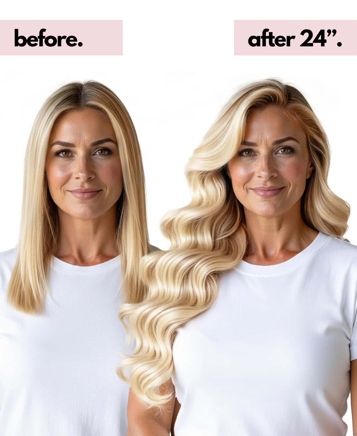 clip-in hair extensions scandinavian highlights. - Image 4