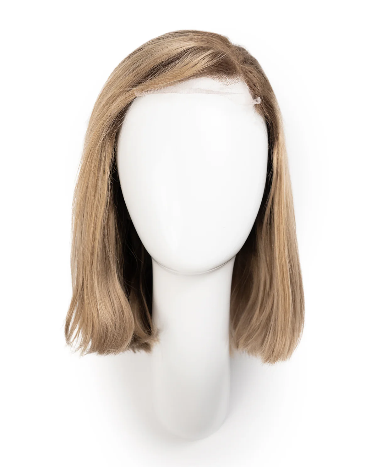bob human wig - 10" rooted dirty blonde. - Image 6