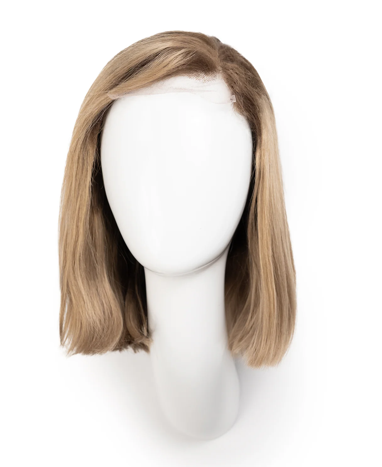 bob human wig - 10" rooted dirty blonde. - Image 7