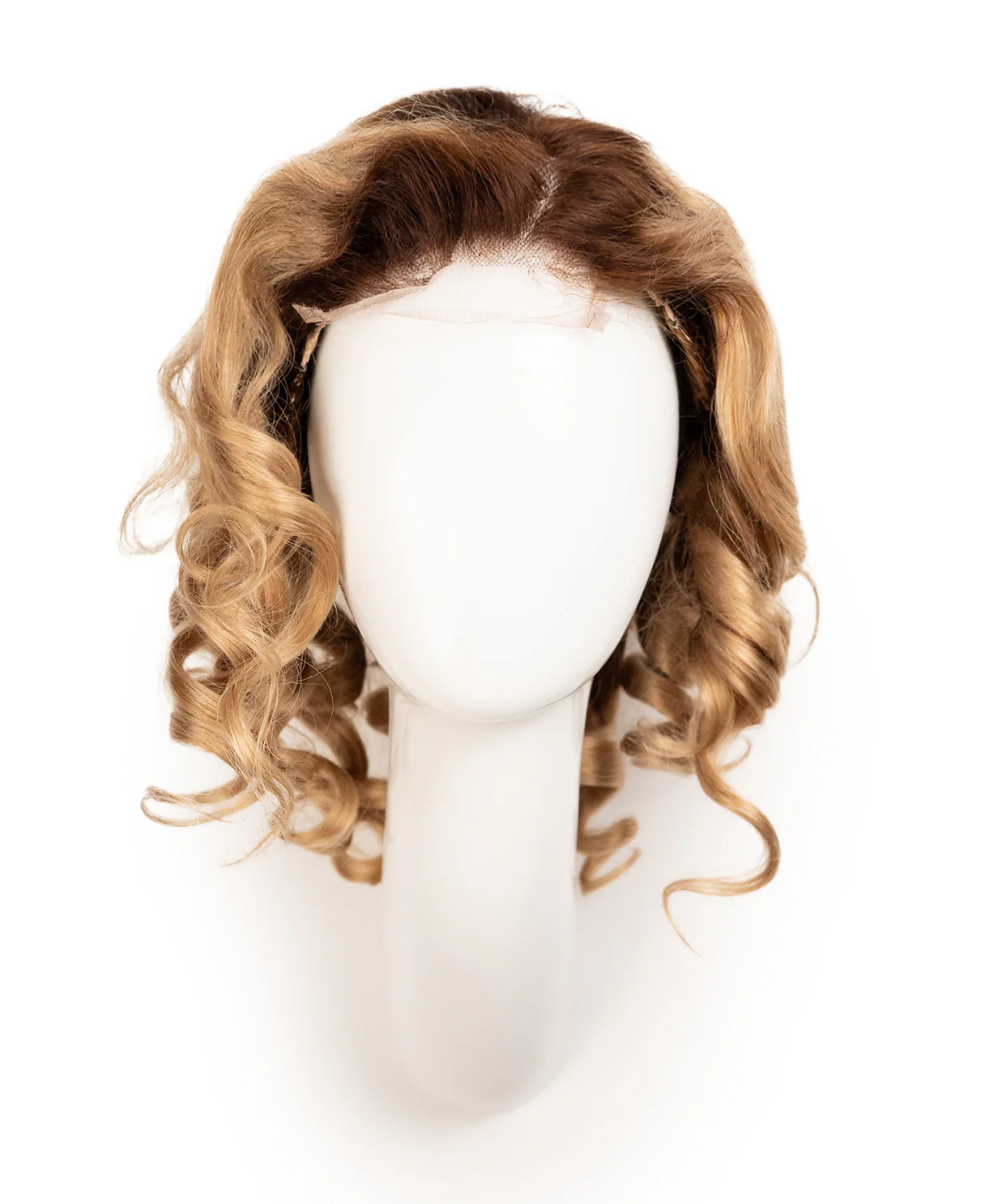 bob human wig - 12" rooted dirty blonde. - Image 6