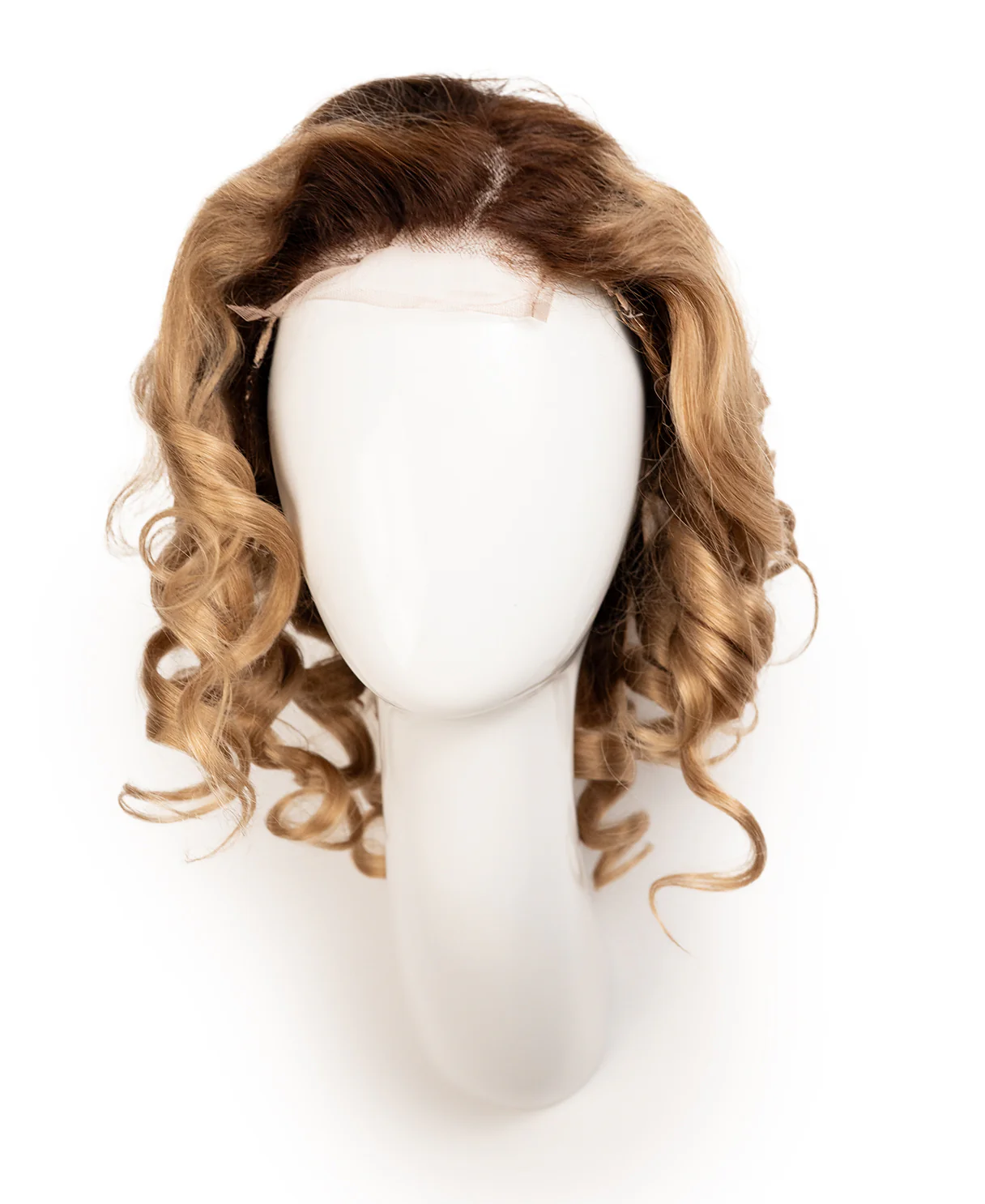 bob human wig - 12" rooted dirty blonde. - Image 7