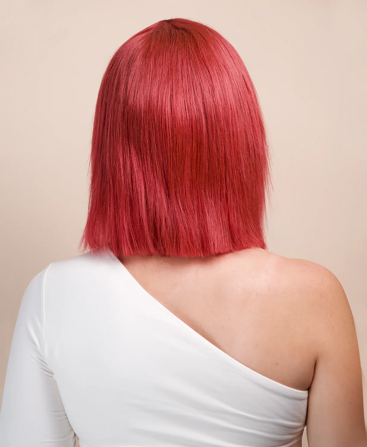 bob wig with fringe - 10" copper. - Image 4