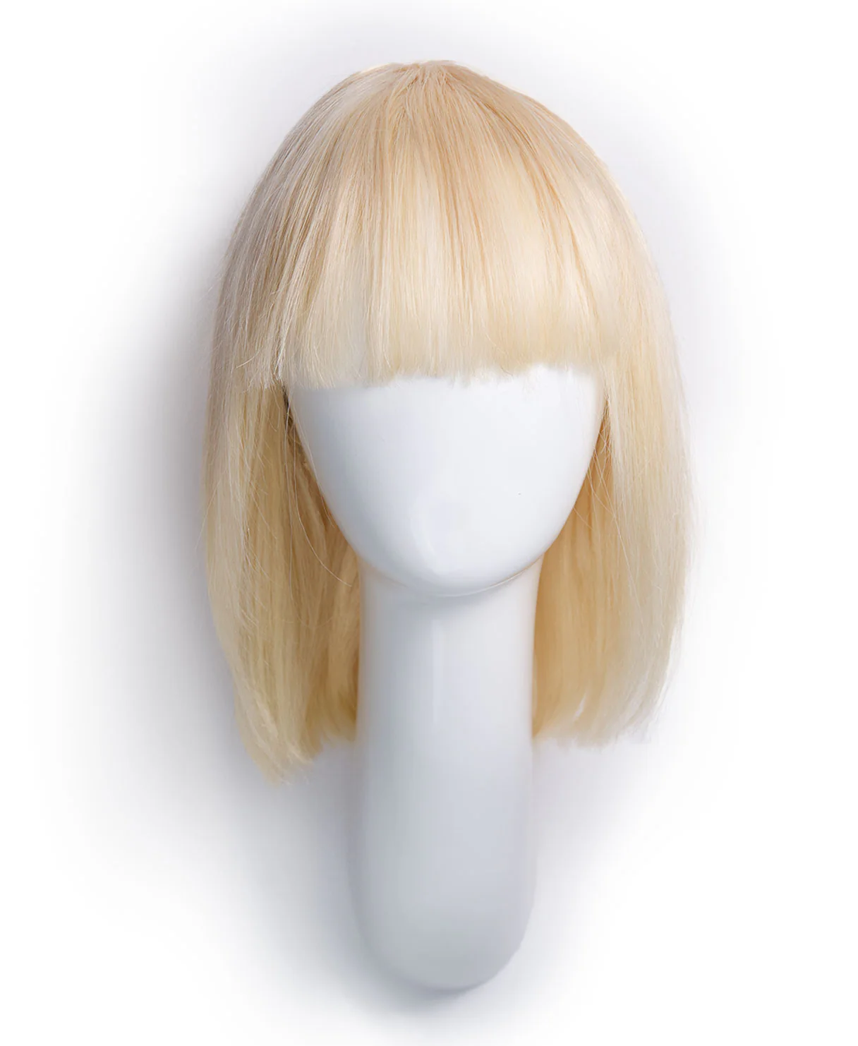 bob wig with fringe - 10" platinum blonde. - Image 5