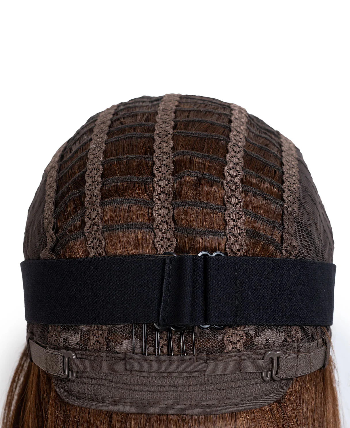 bob wig with fringe - 12" highlighted ash brown. - Image 10