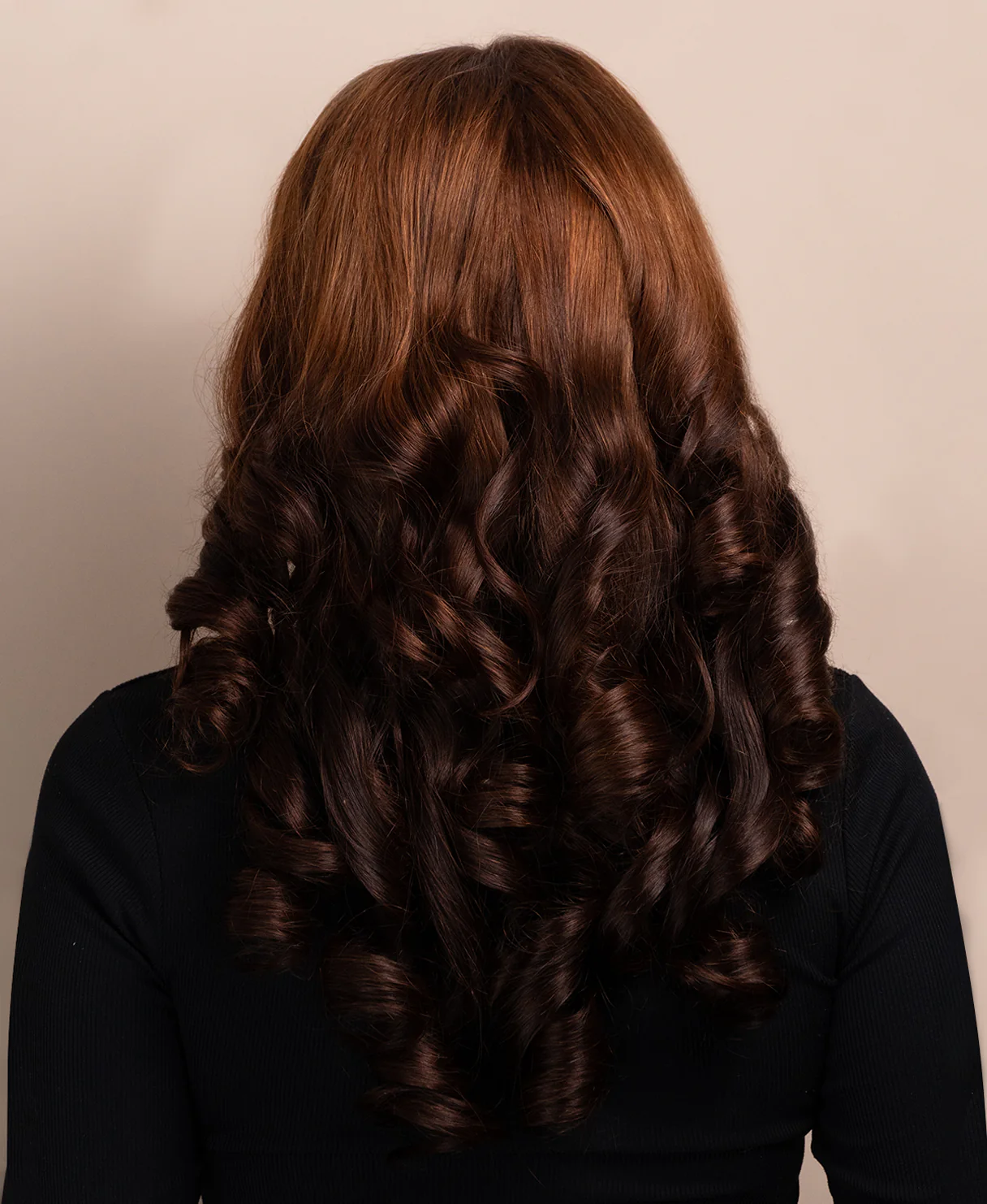 bouncy curls human wig - 18" brown ombre. - Image 5