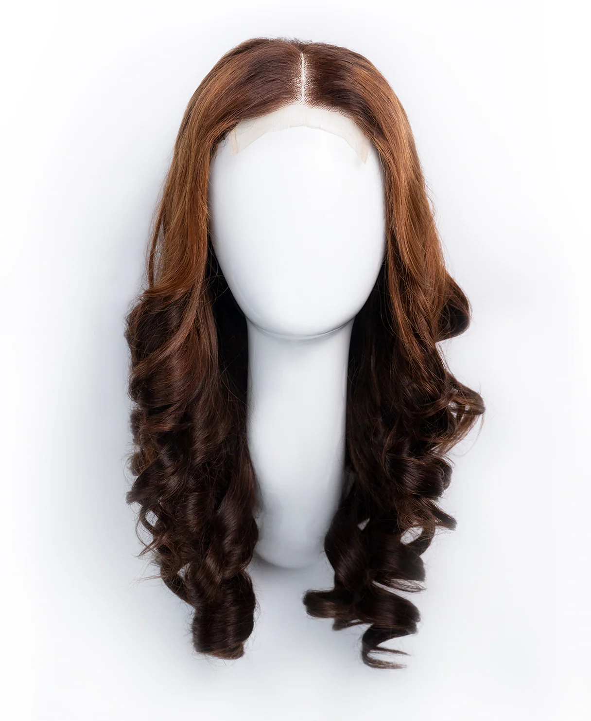 bouncy curls human wig - 18" brown ombre. - Image 6