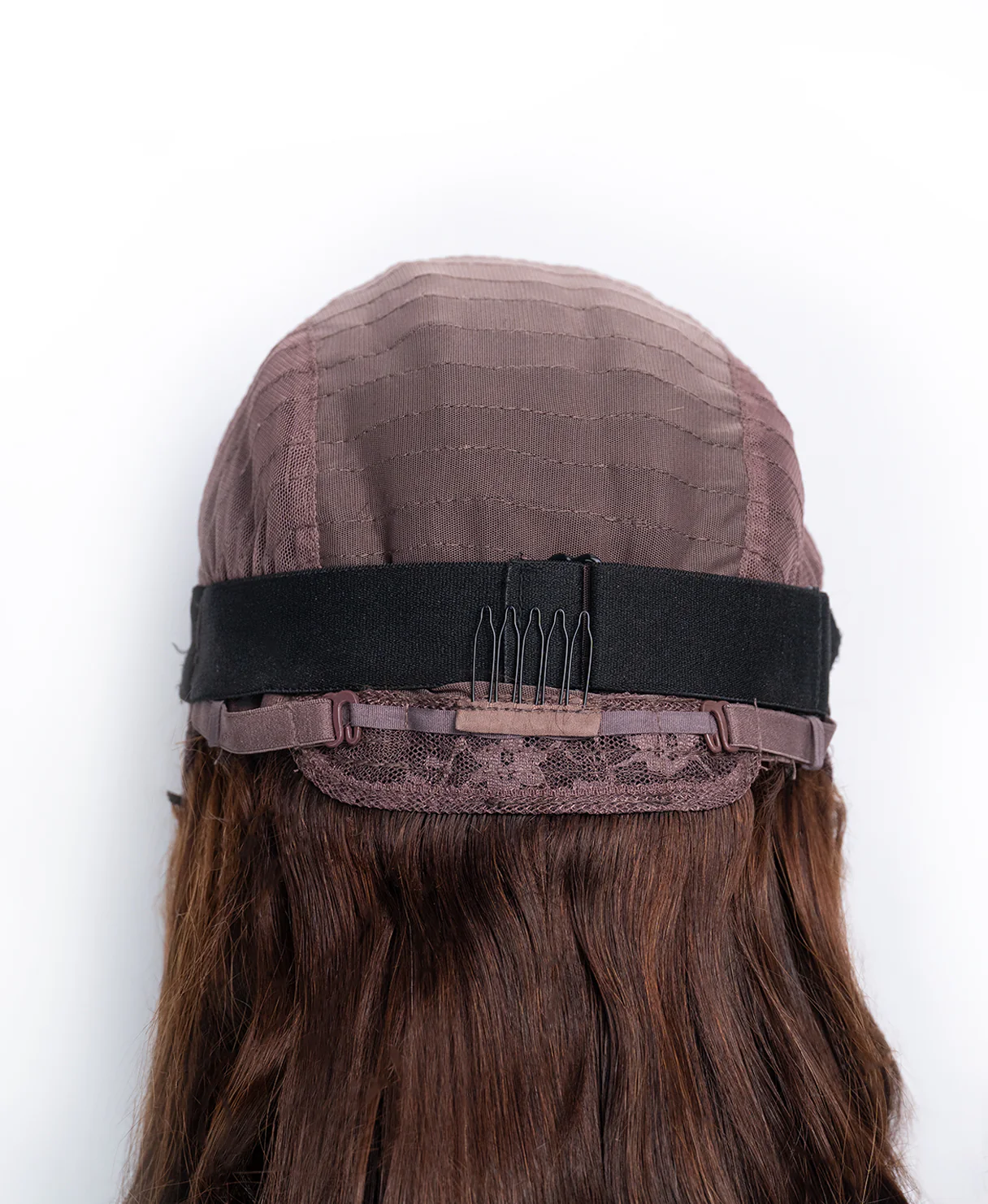 bouncy curls human wig - 18" brown ombre. - Image 8