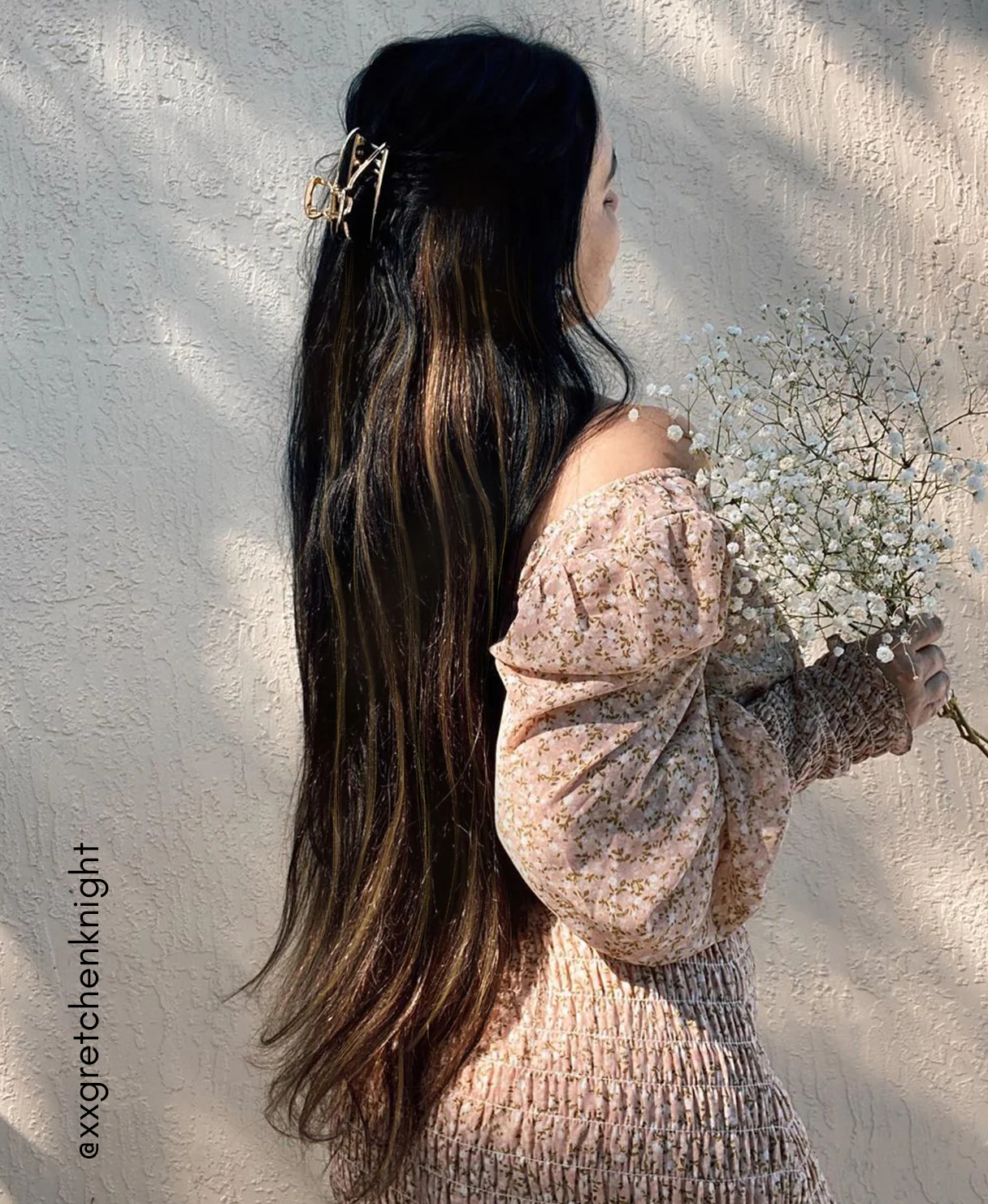 clip-in hair extensions dark highlights. - Image 9