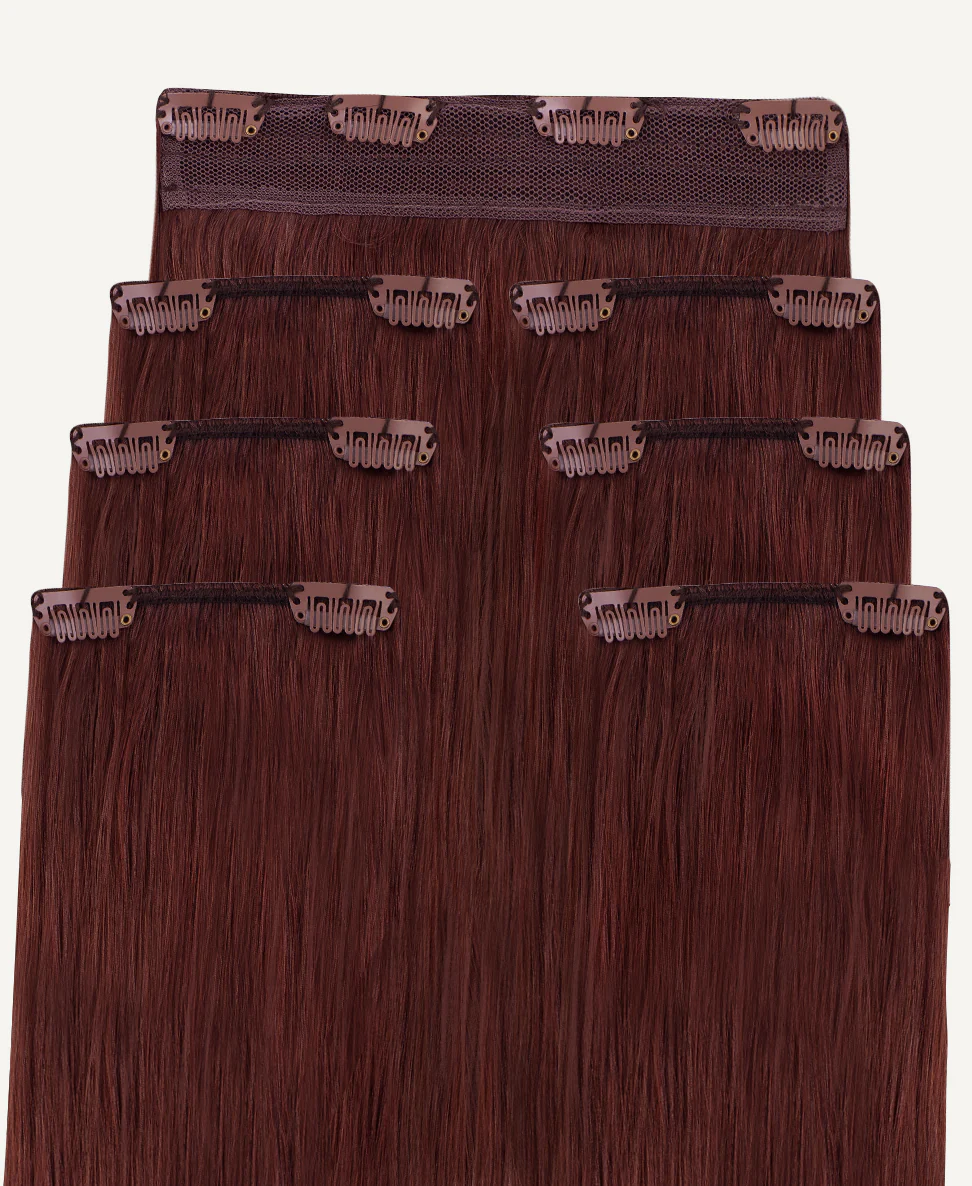 clip-in hair extensions auburn. - Image 3