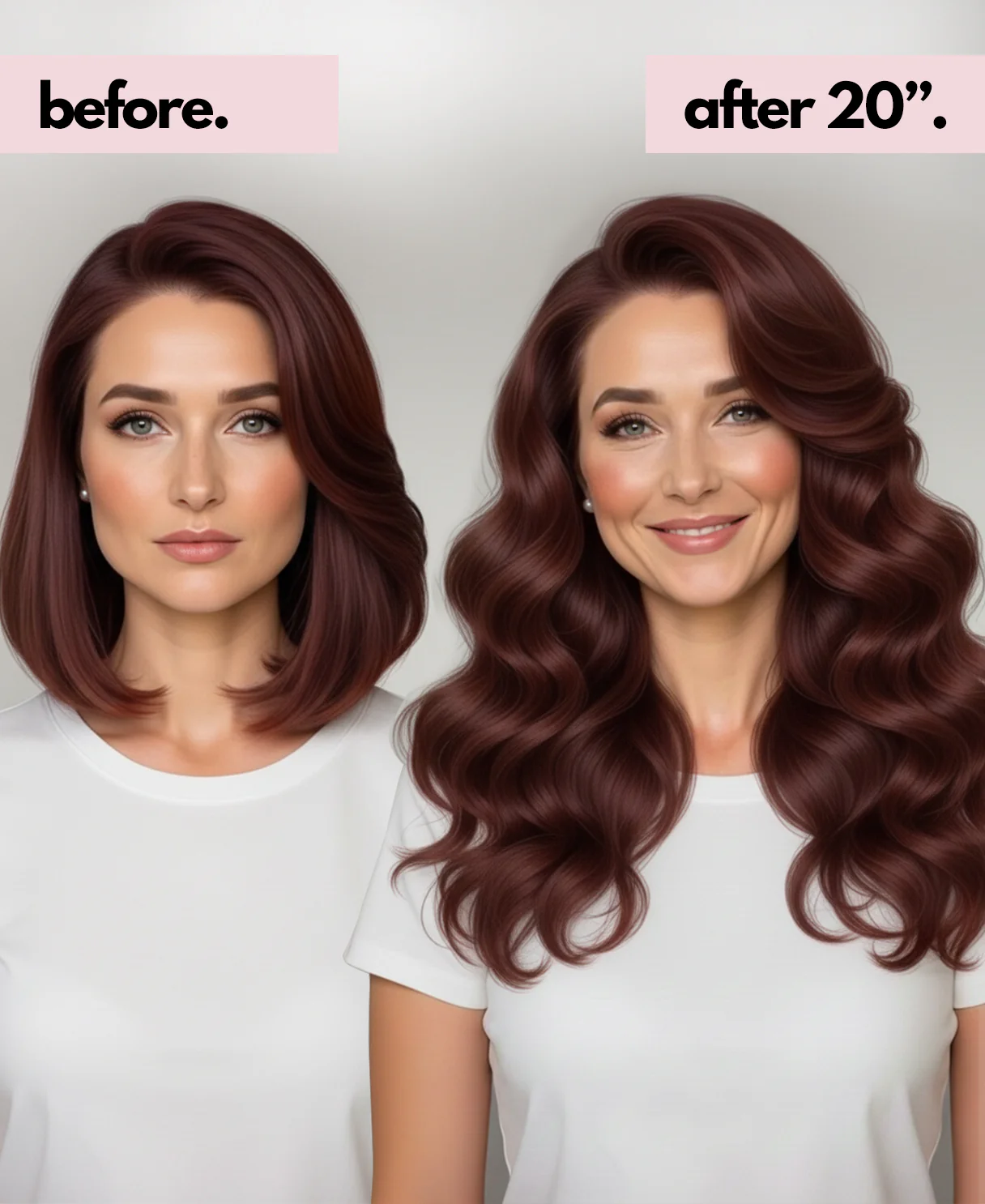 clip-in hair extensions auburn. - Image 4