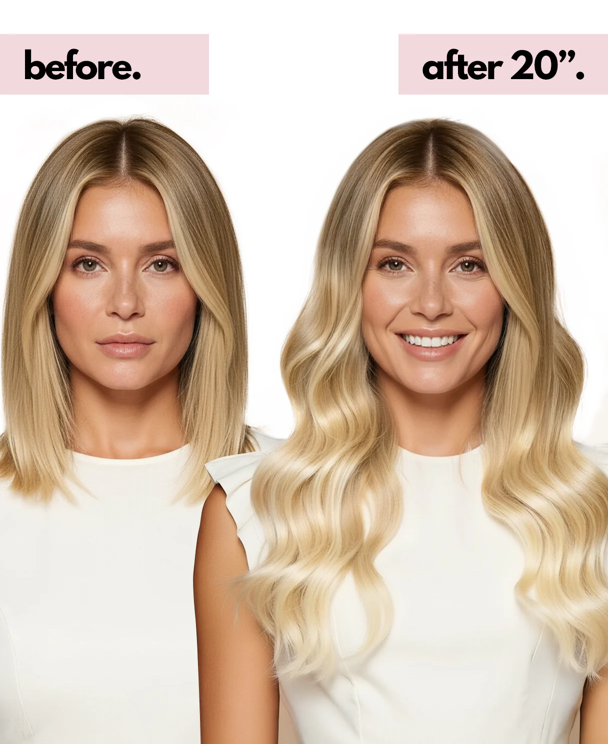 clip-in hair extensions rooted blonde. - Image 4