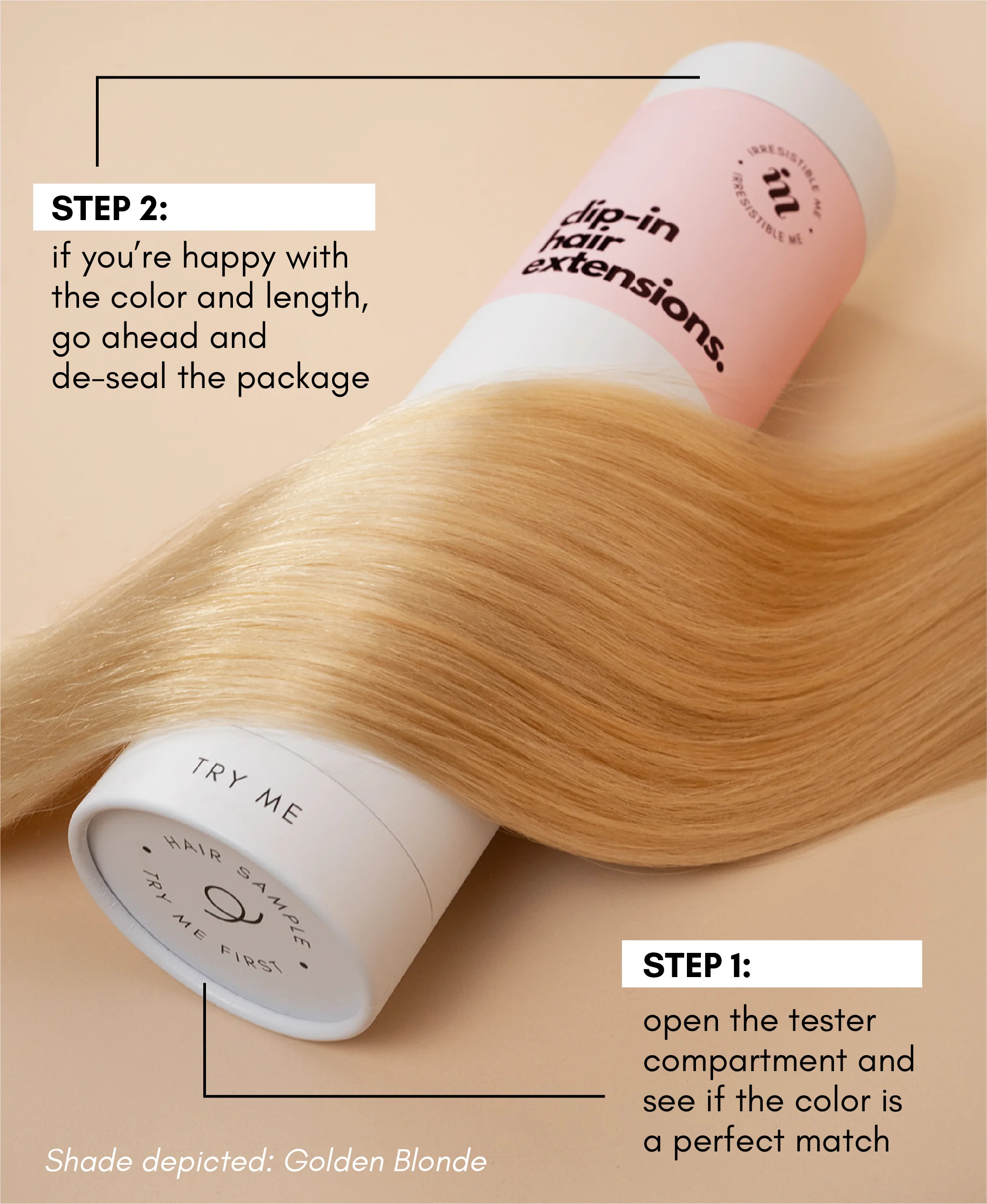 clip-in hair extensions brown melt. - Image 6