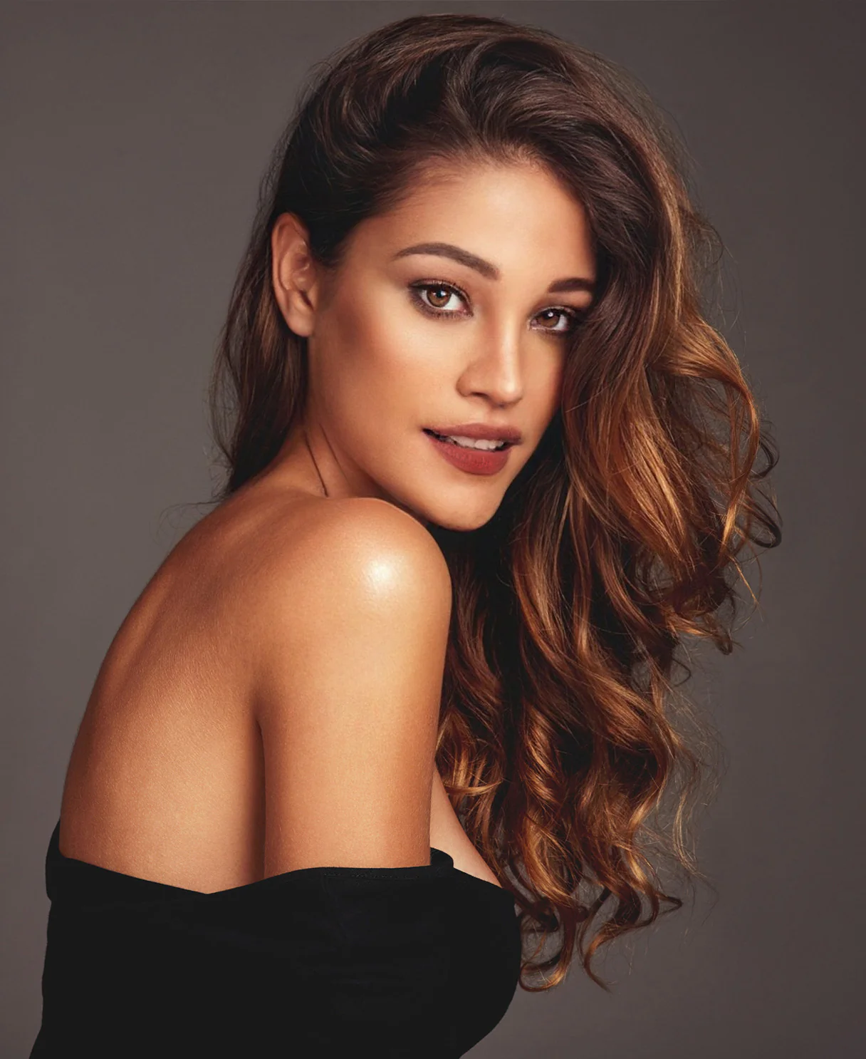 clip-in hair extensions chestnut balayage. - Image 9