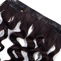 clip-in hair extensions 3C #1b Natural Black - Image 8