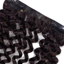 clip-in hair extensions 4A #1b Natural Black - Image 6