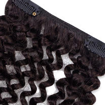 clip-in hair extensions 4A #1b Natural Black - Image 7