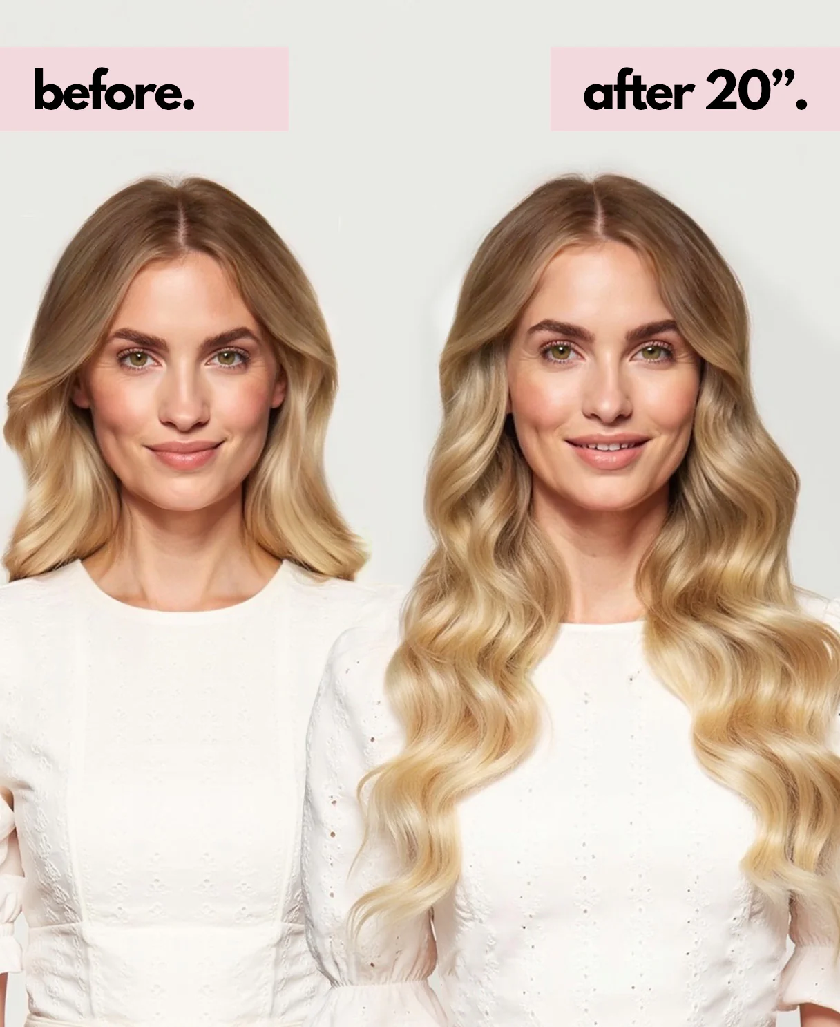 clip-in hair extensions dirty blonde rootmelt. - Image 4
