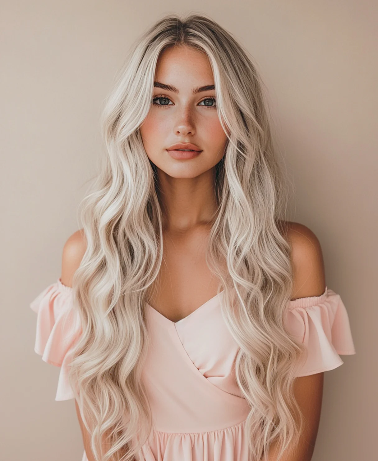clip-in hair extensions icy blonde. - Image 10