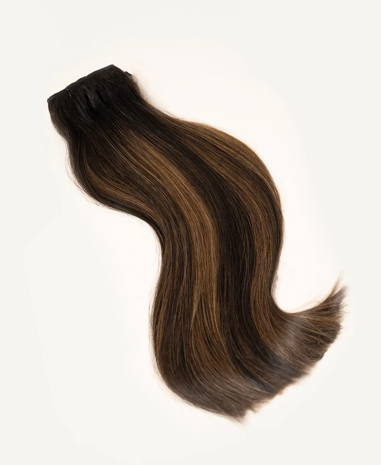 clip-in hair extensions mocha balayage. - Image 5