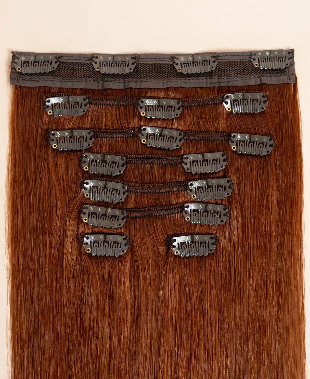 clip-in hair extensions pumpkin spice. - Image 3