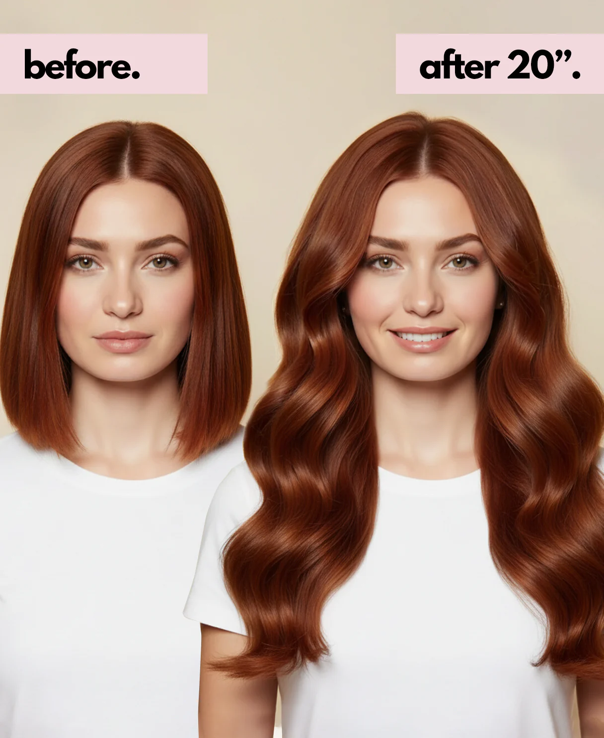 clip-in hair extensions pumpkin spice. - Image 4