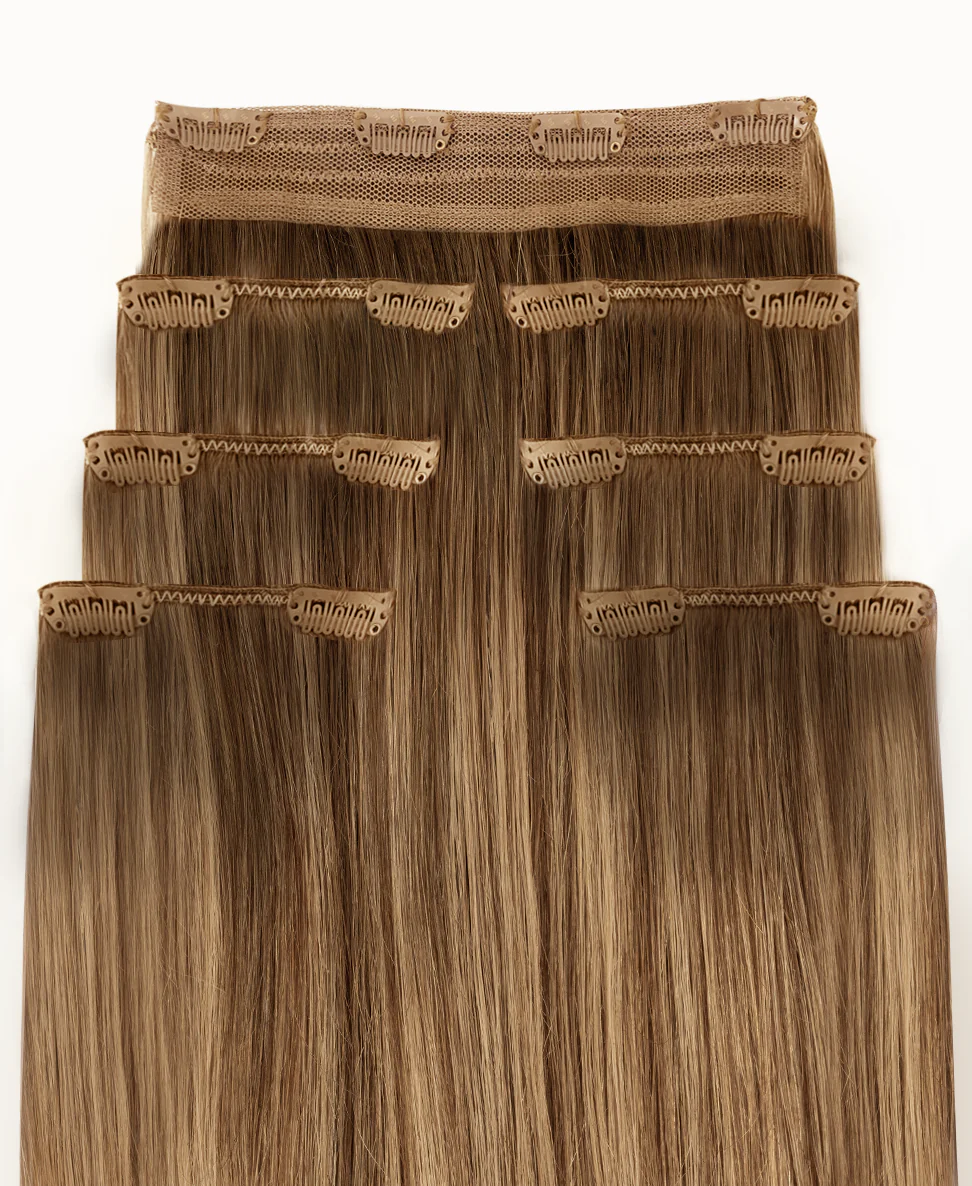 clip-in hair extensions teddy blonde balayage. - Image 3