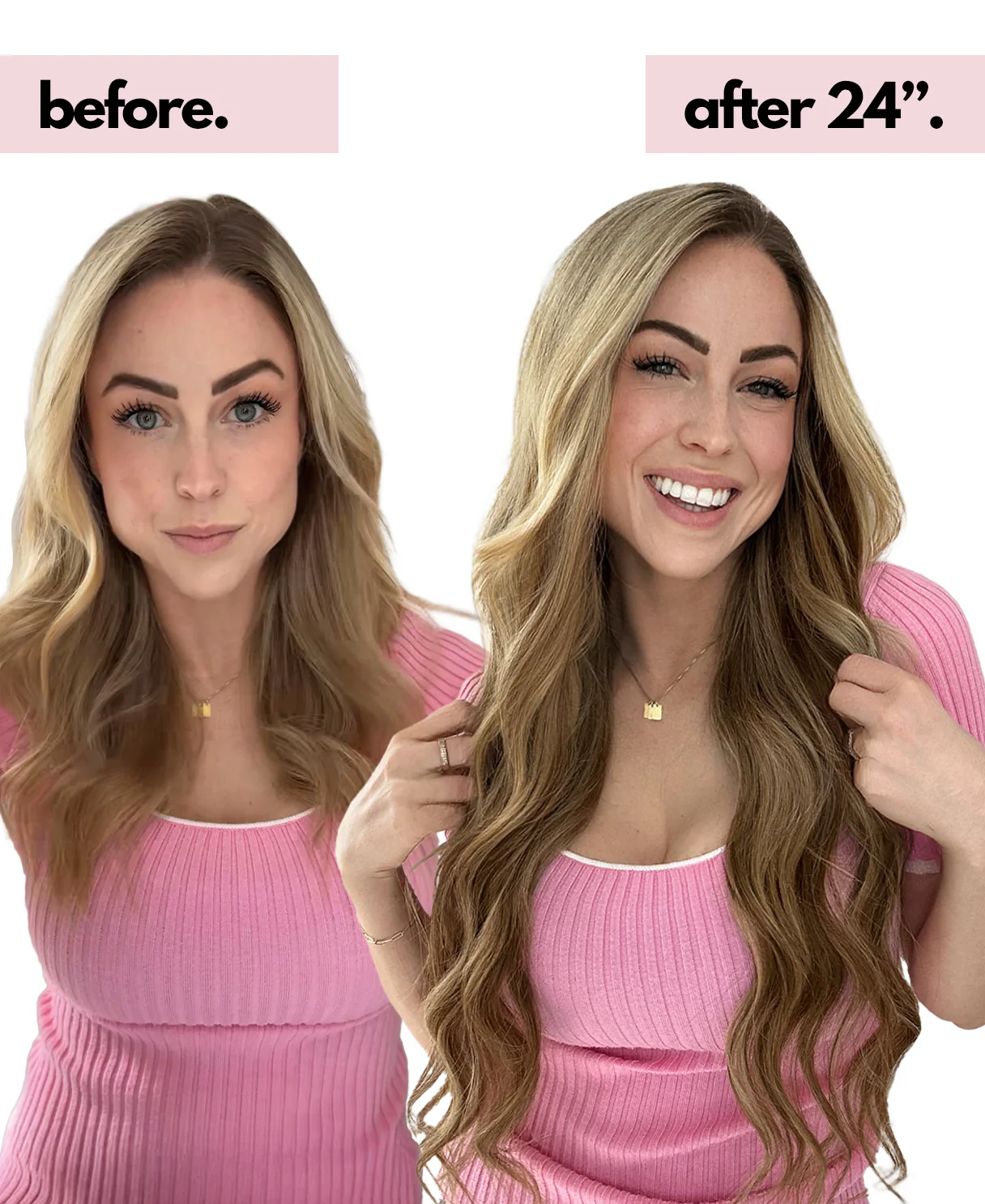 clip-in hair extensions teddy blonde balayage. - Image 4