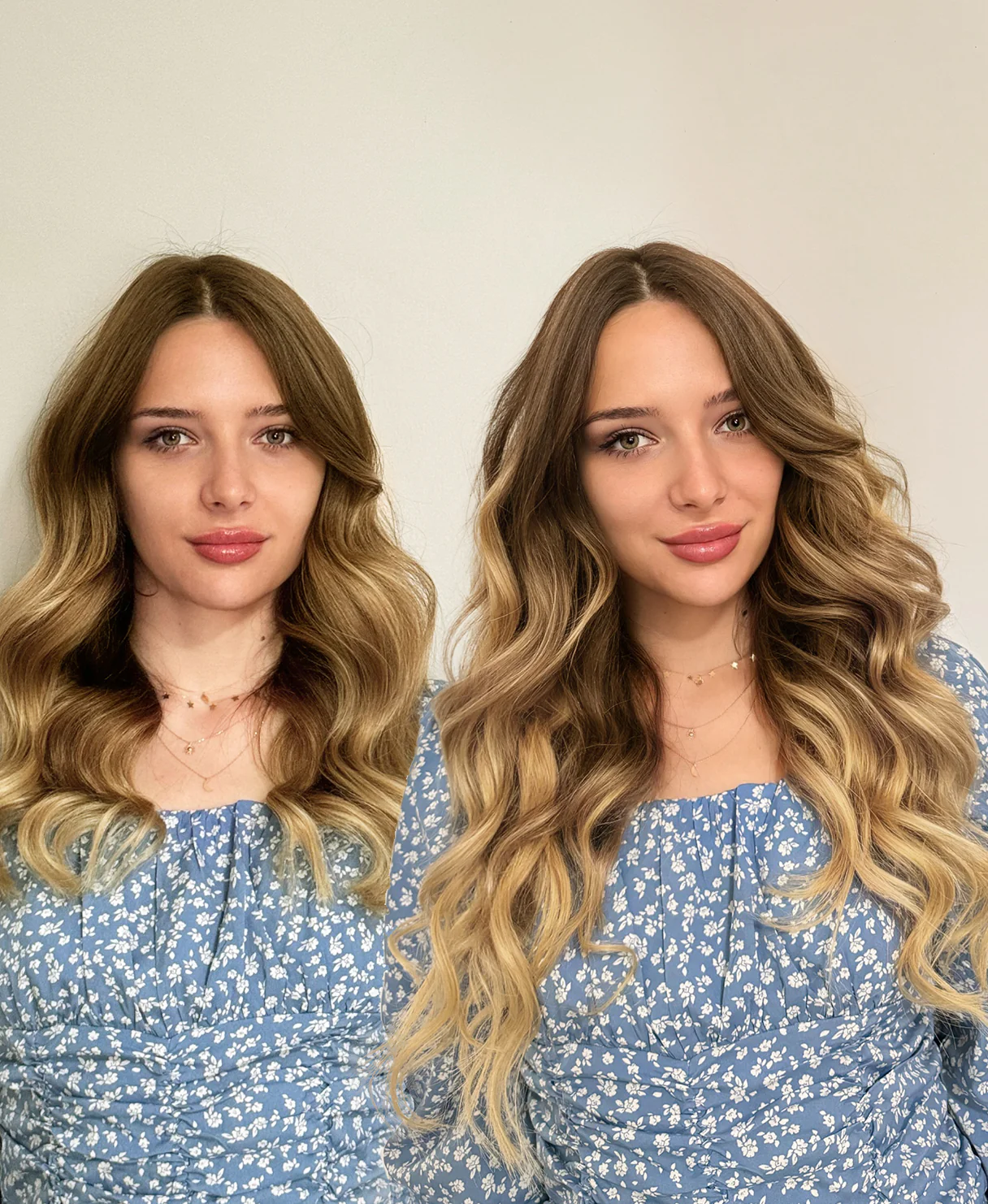 tape-in hair extensions teddy blonde balayage. - Image 5