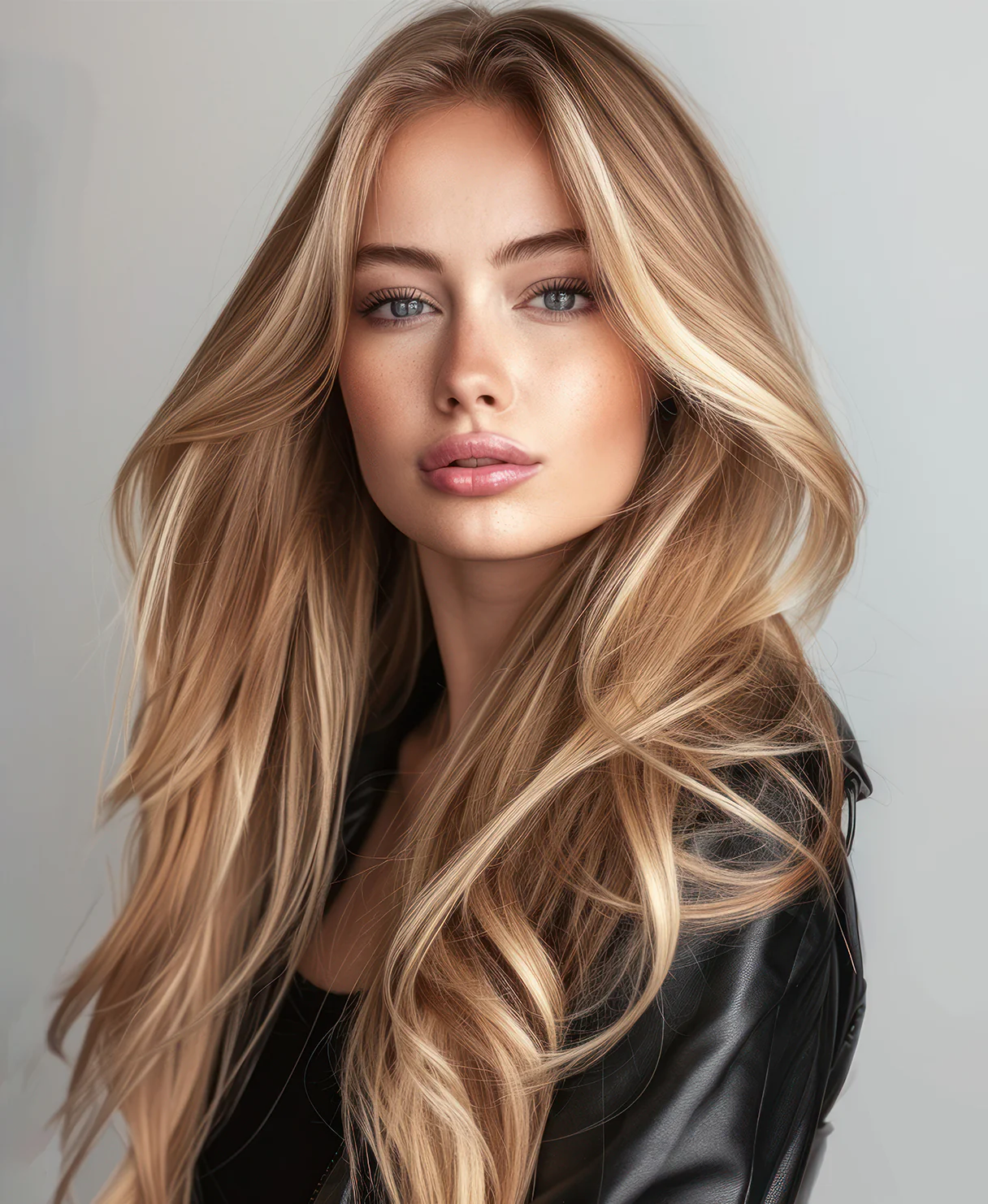 tape-in hair extensions teddy blonde balayage. - Image 7