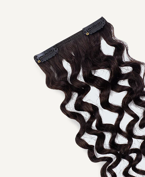curly clip-in extensions starter set (#2). - Image 3