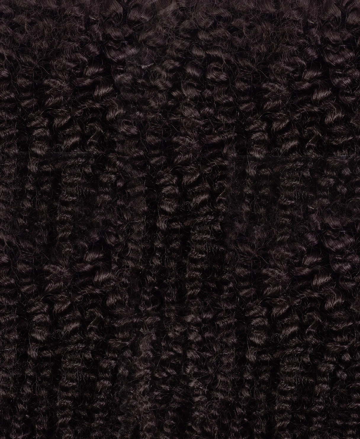 curly (3C curls) clip-in extensions #2 chocolate brown. - Image 2