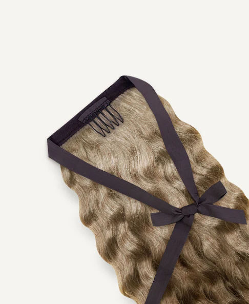 curly ponytail - ash blonde. - Image 3