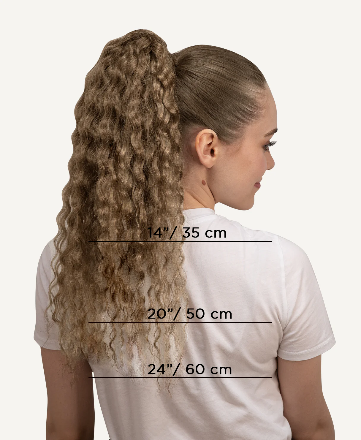 curly ponytail - ash blonde. - Image 5