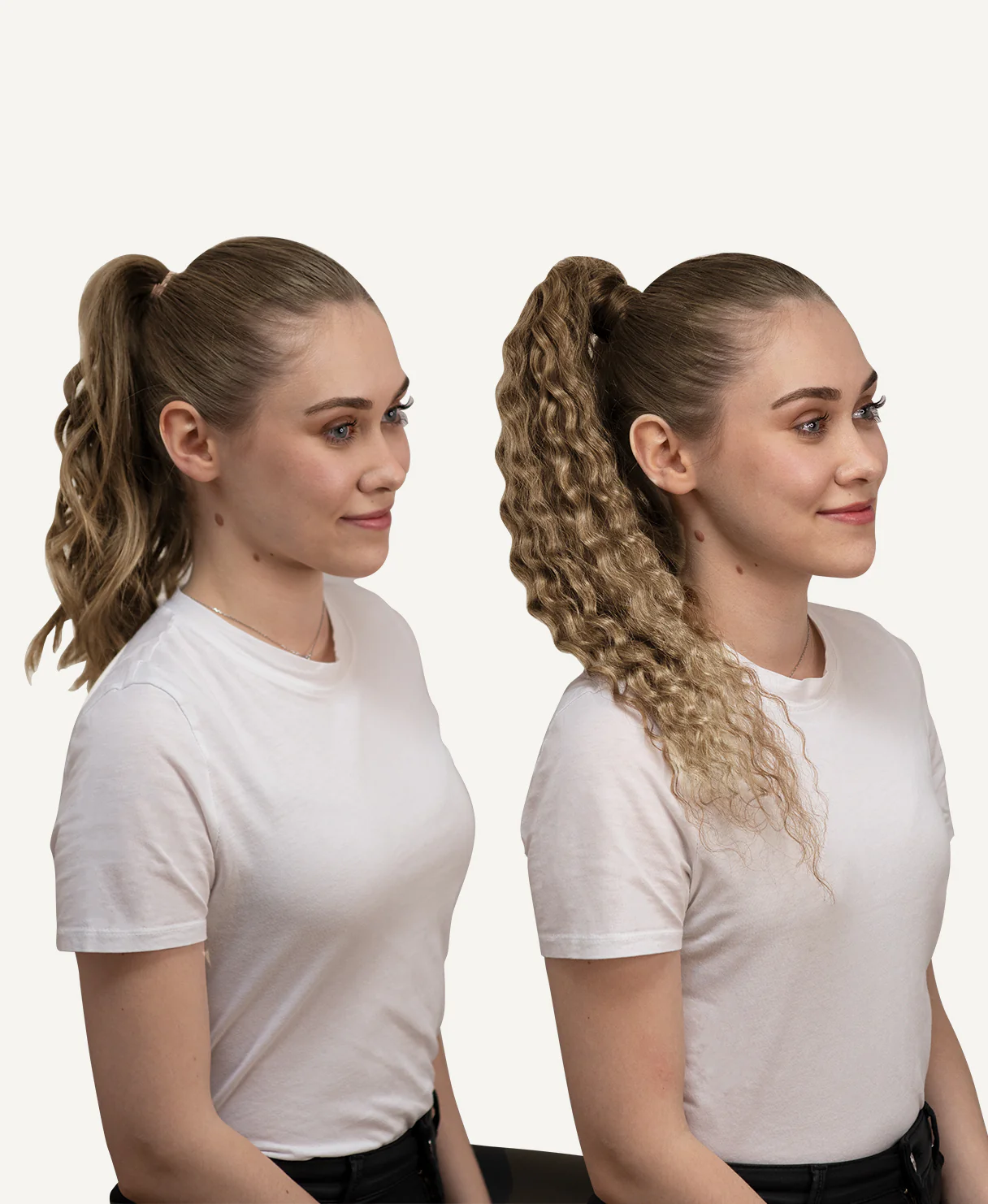 curly ponytail - ash blonde. - Image 6