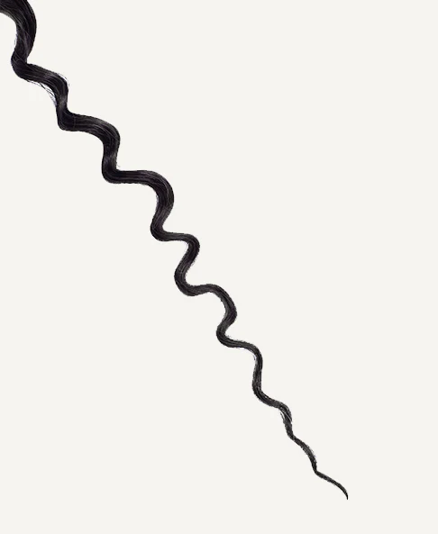 curly ponytail - natural black. - Image 5