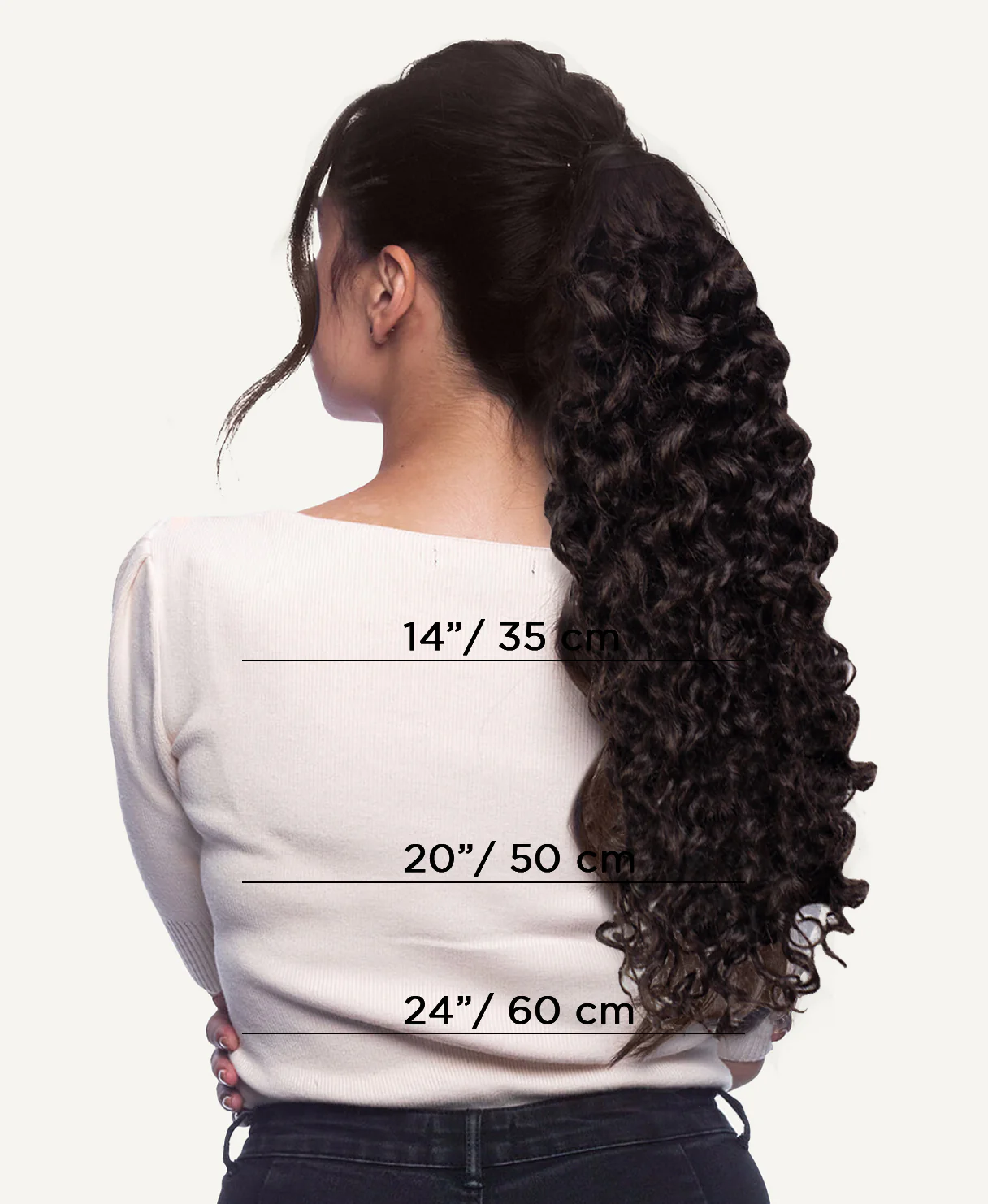 curly ponytail - chocolate brown. - Image 6