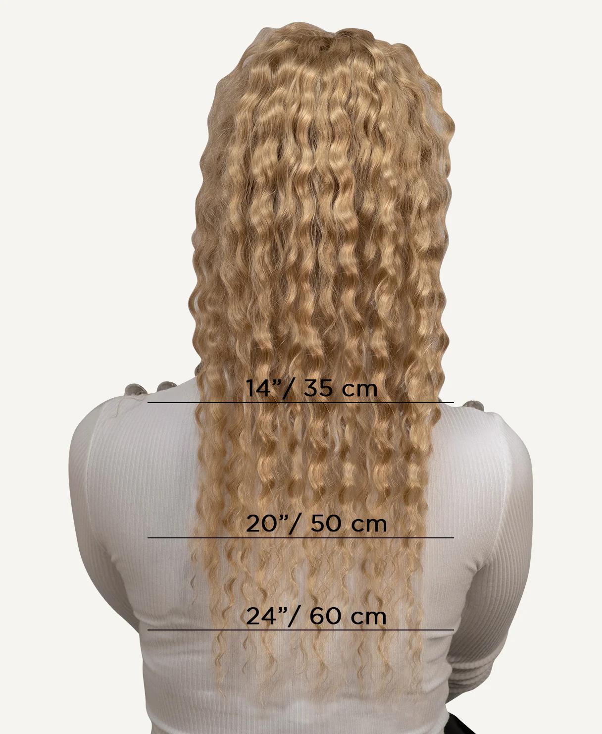 curly ponytail - honey blonde. - Image 5