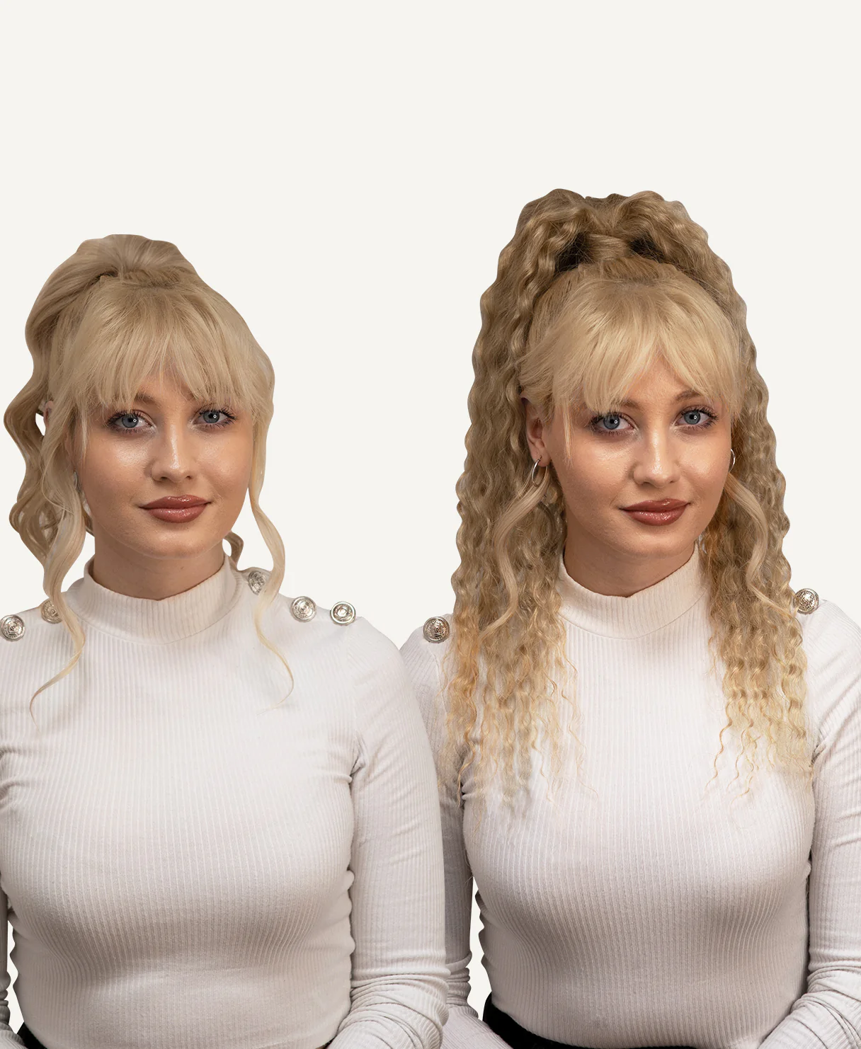 curly ponytail - honey blonde. - Image 6