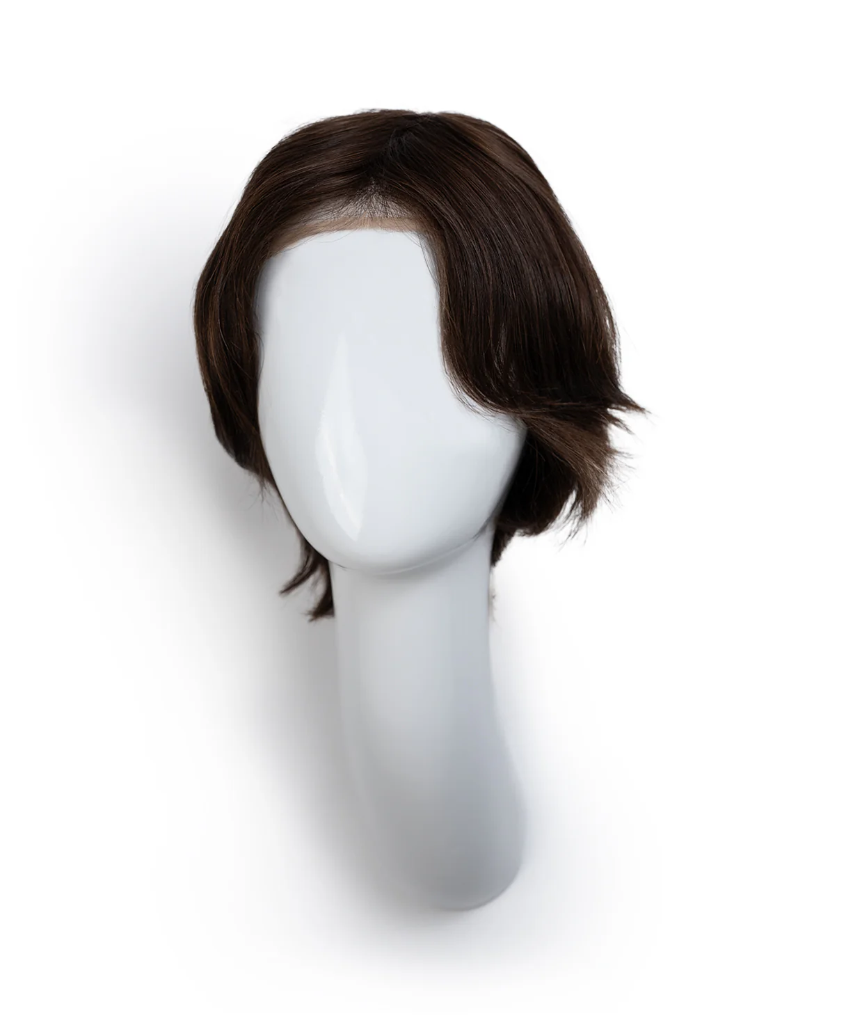european virgin hair wig - 6" medium brown. - Image 6
