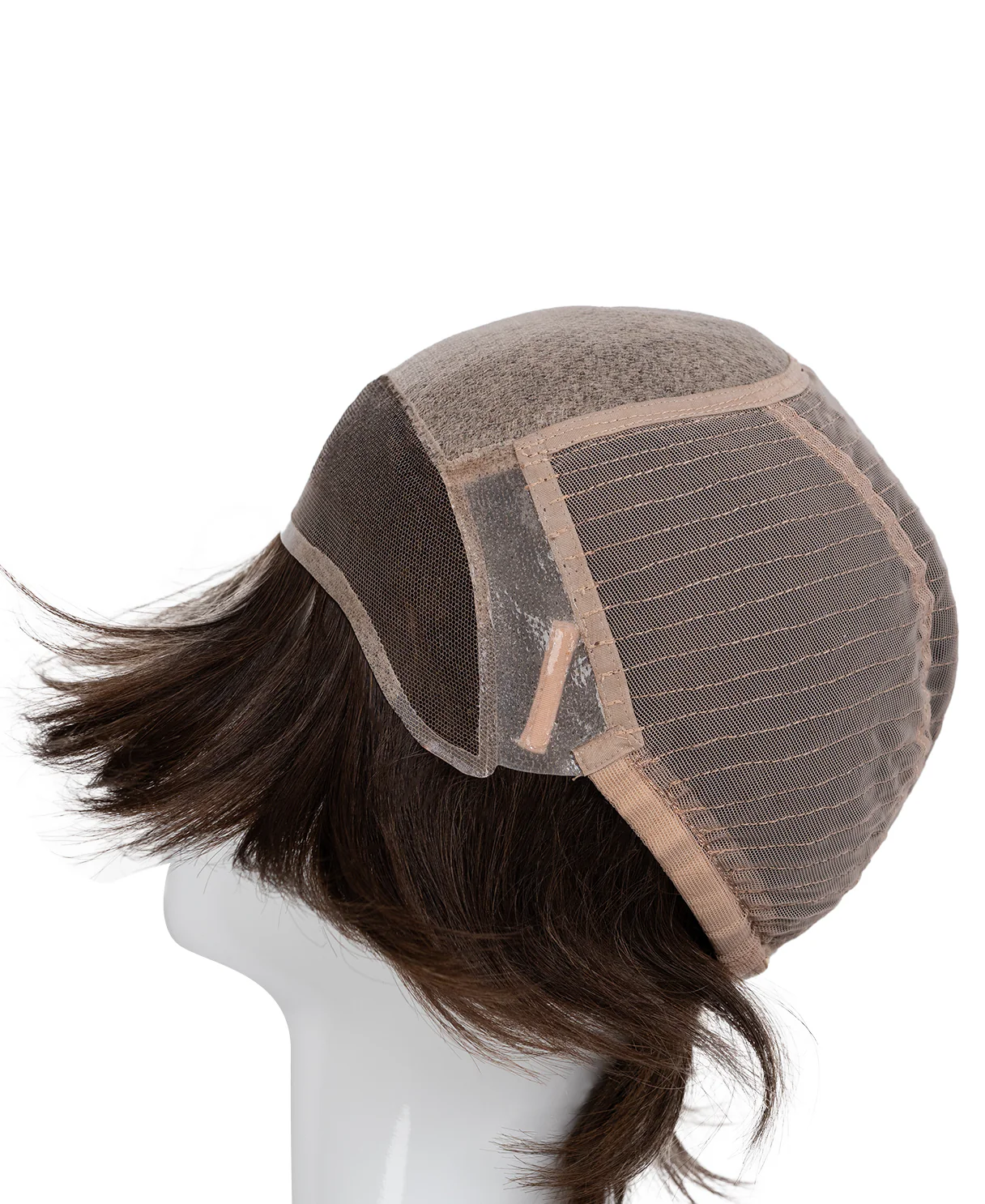 european virgin hair wig - 6" medium brown. - Image 8