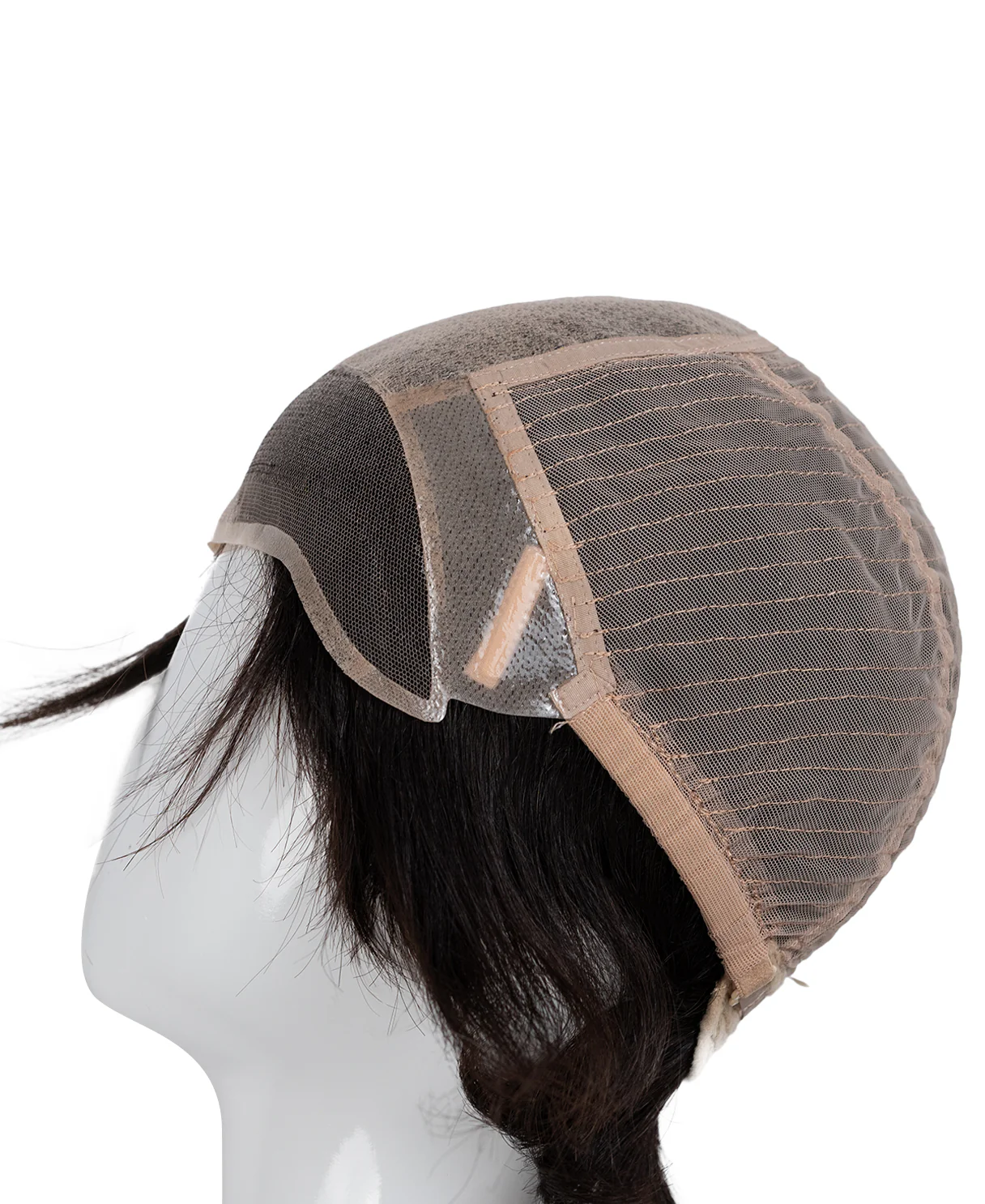 european virgin hair wig - 6" natural black. - Image 8