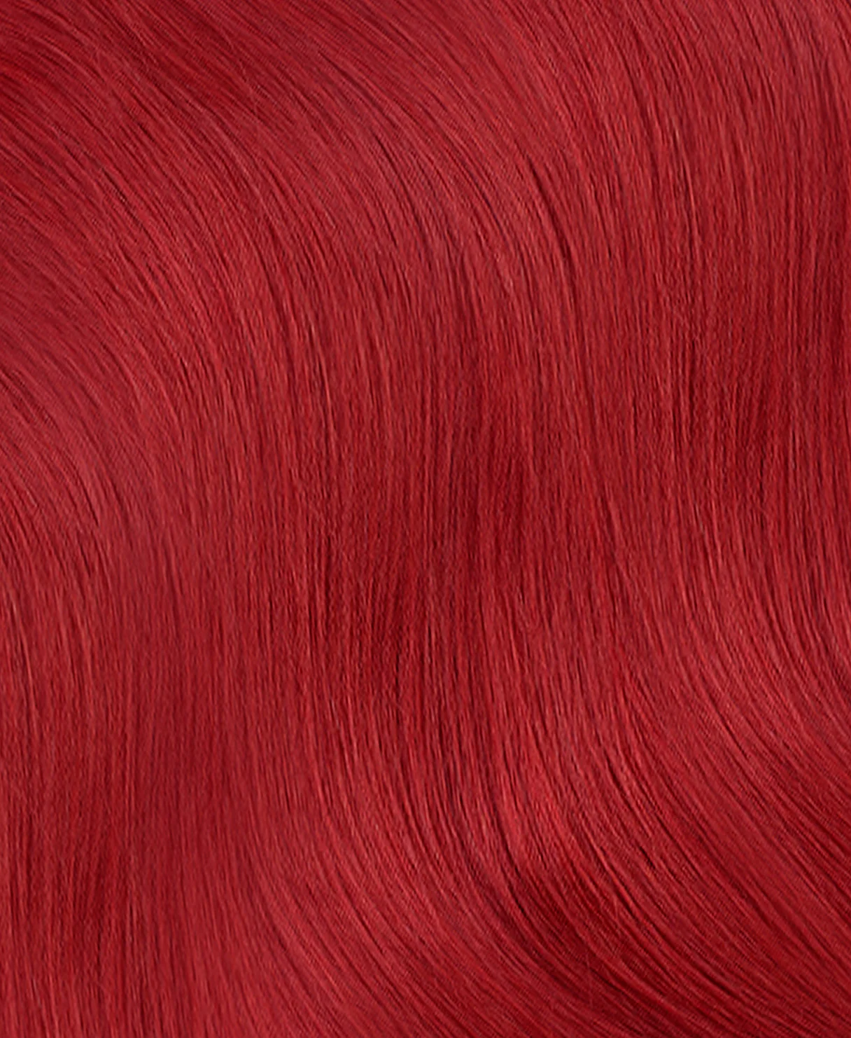 vegan fiber flipped ends ponytail - ruby 17". - Image 5