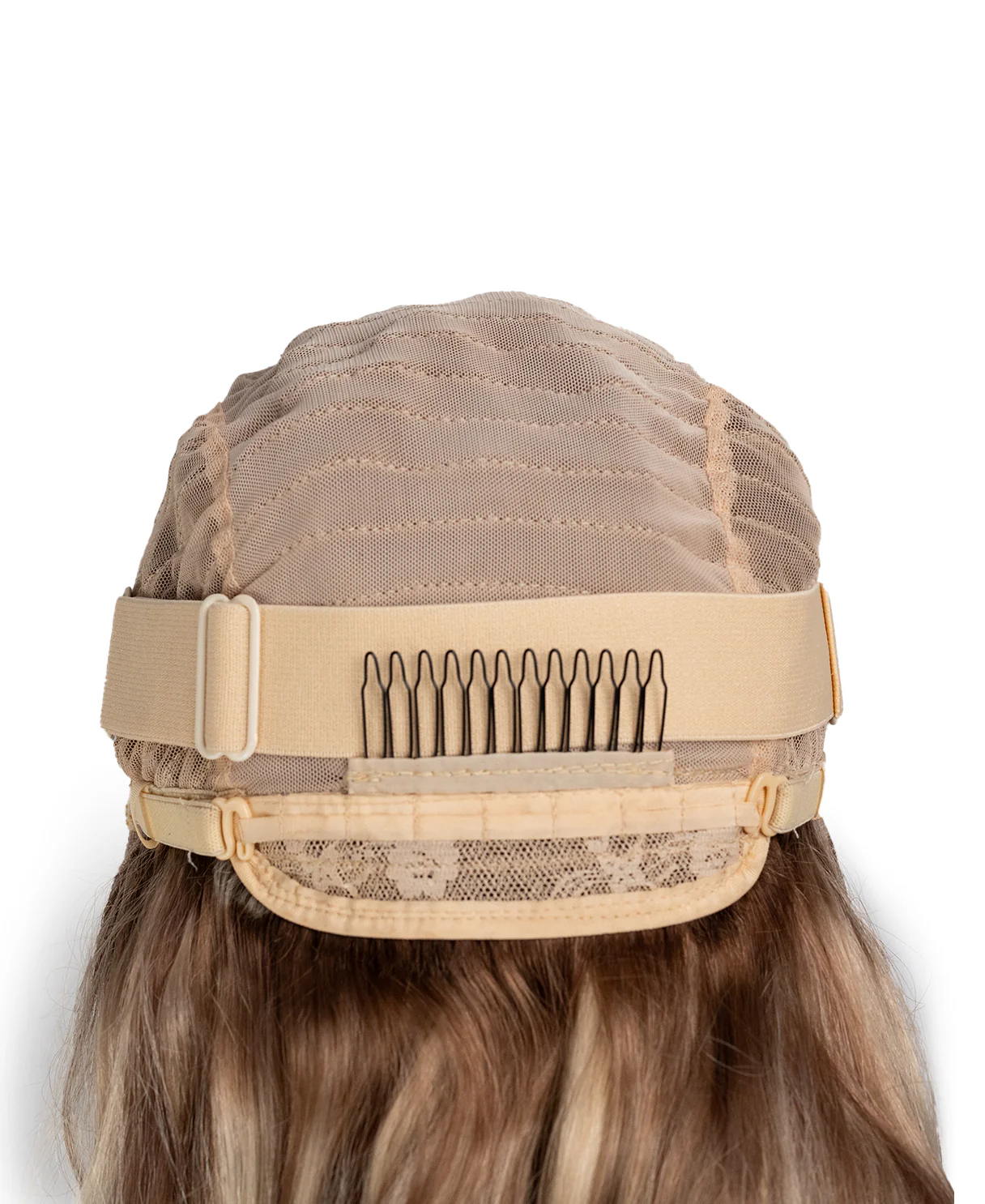 lace front human wig - 20" ash blonde highlights. - Image 7