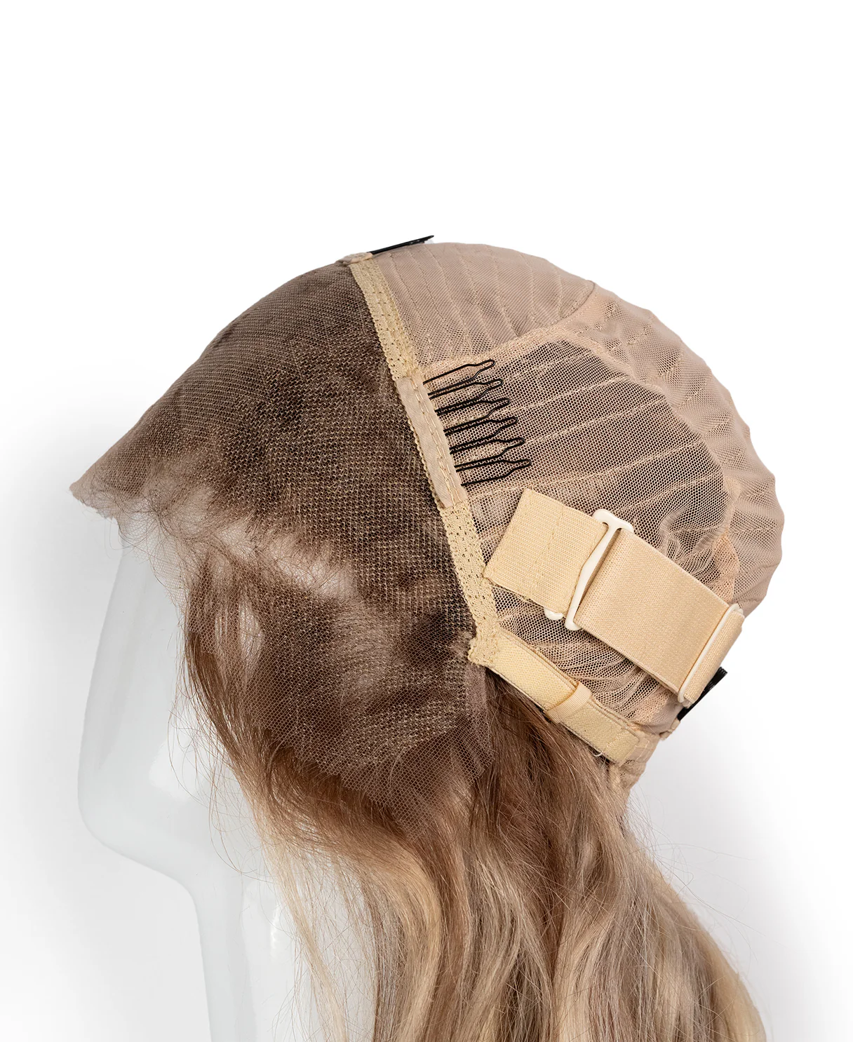 lace front human wig - 20" ash blonde highlights. - Image 8